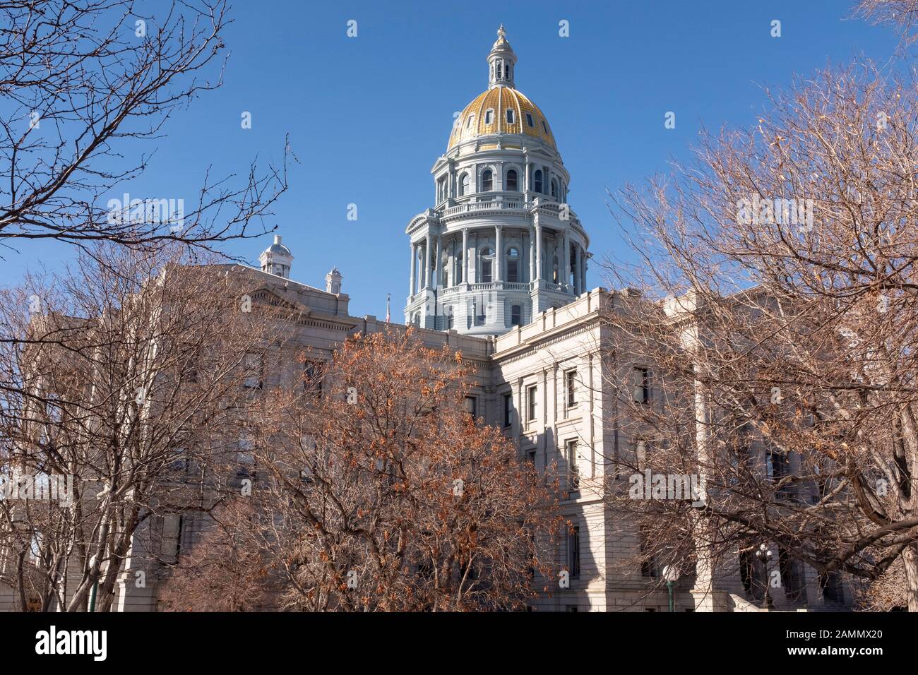 Bâtiment Du Capitole, Denver, Colorado. Banque D'Images