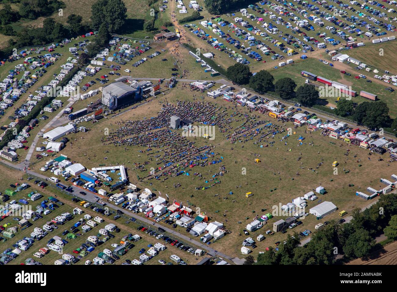 De CROPREDY FESTIVAL ANNUEL DE MUSIQUE AU VILLAGE DE CROPREDY. Juste formé il y a plus de 30 ans par le folk-rock band Fairport Convention. Photographié en 2010 Banque D'Images