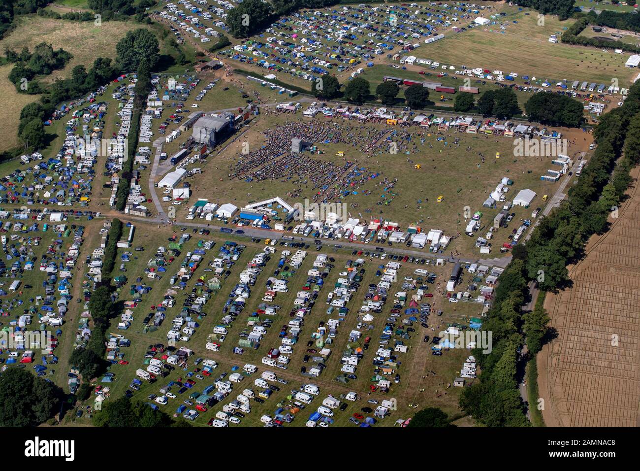 De CROPREDY FESTIVAL ANNUEL DE MUSIQUE AU VILLAGE DE CROPREDY. Juste formé il y a plus de 30 ans par le folk-rock band Fairport Convention. Photographié en 2010 Banque D'Images
