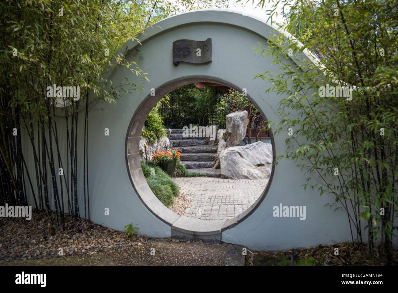 Australie, Sydney, Nouvelle-Galles du Sud, jardin d'amitié chinois, jardin Banque D'Images