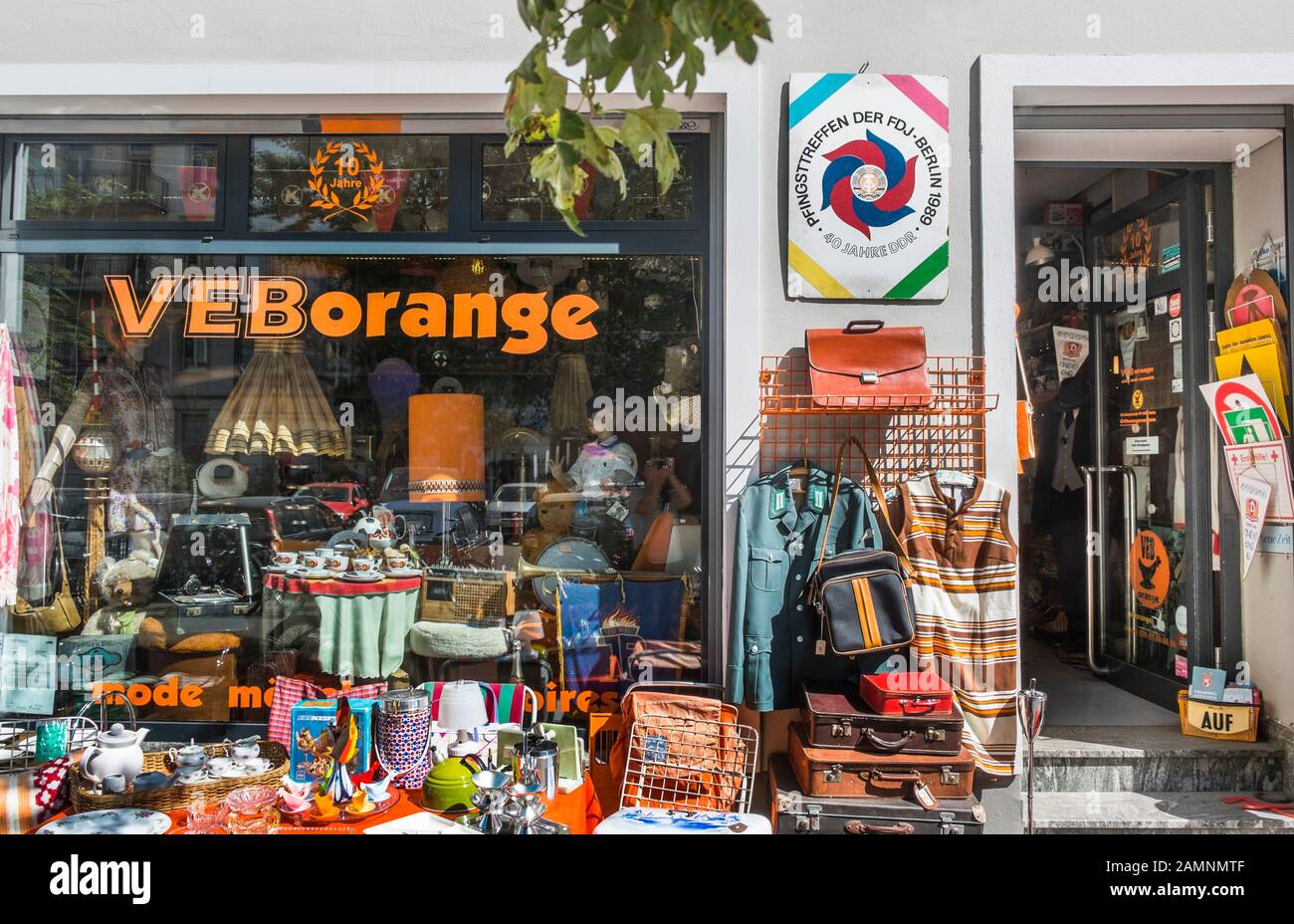 VEB orange, Allemagne encadrés Banque D'Images