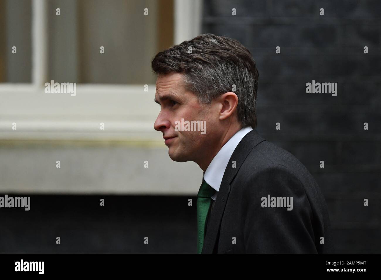 Downing Street, Londres, Royaume-Uni. 14 janvier 2020. Gavin Williamson, secrétaire d'État à l'éducation, dans Downing Street, pour une réunion hebdomadaire du Cabinet. Crédit: Malcolm Park/Alay. Banque D'Images