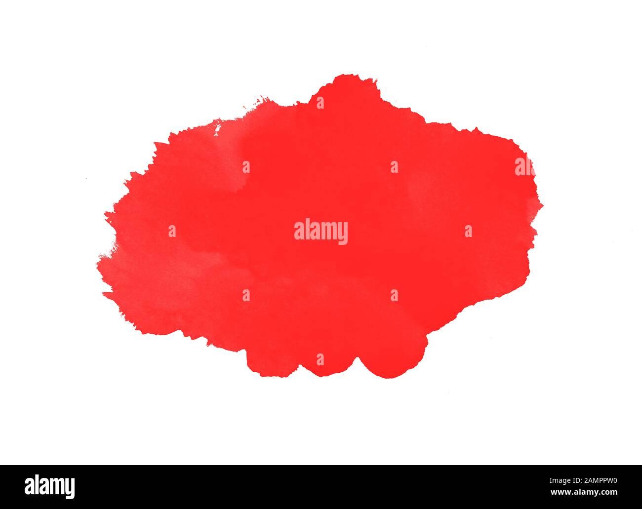 Rouge aquarelle dessin trait arrière-plan art peinture texture de tache ...