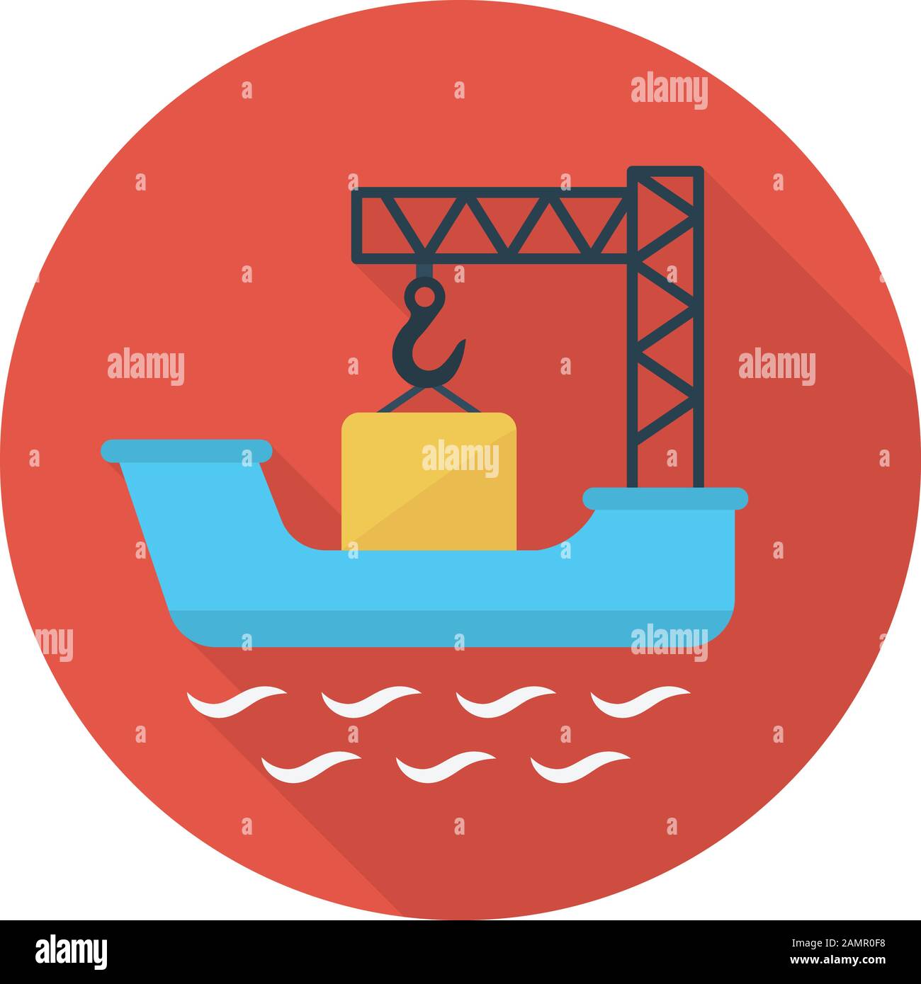 Crane Illustration de Vecteur