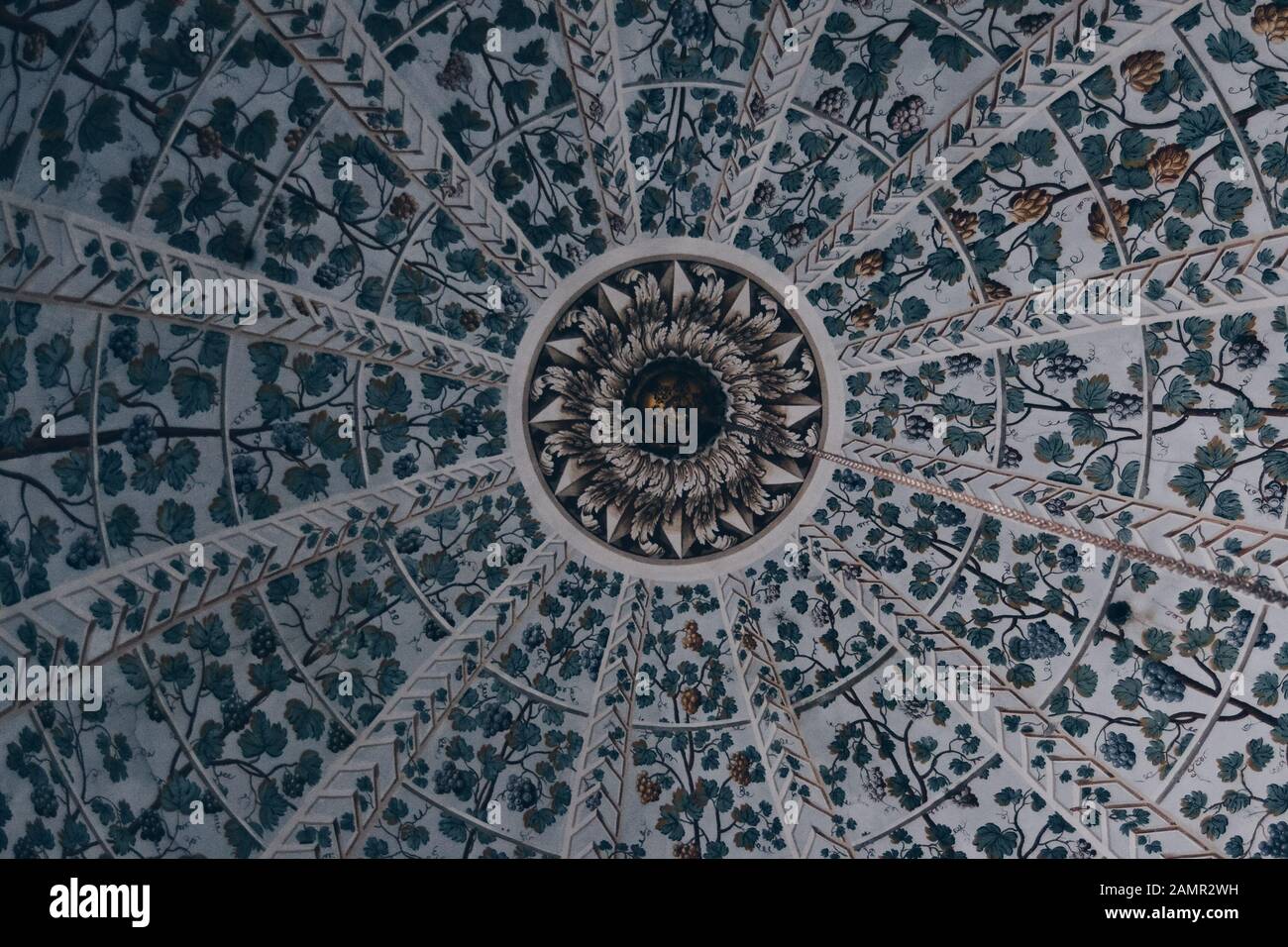 Plafond du palais de Topkapi Banque D'Images