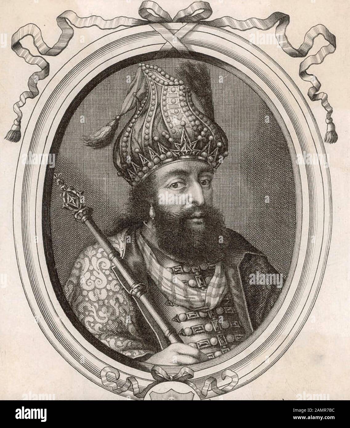Shah JAHAN (1592-1666) cinquième empereur Mogul qui ordonna la construction du Taj Mahal Banque D'Images