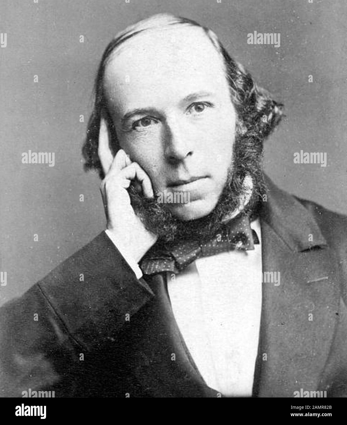 Herbert SPENCER (1820-1903) philosophe, biologiste et politicien anglais Banque D'Images