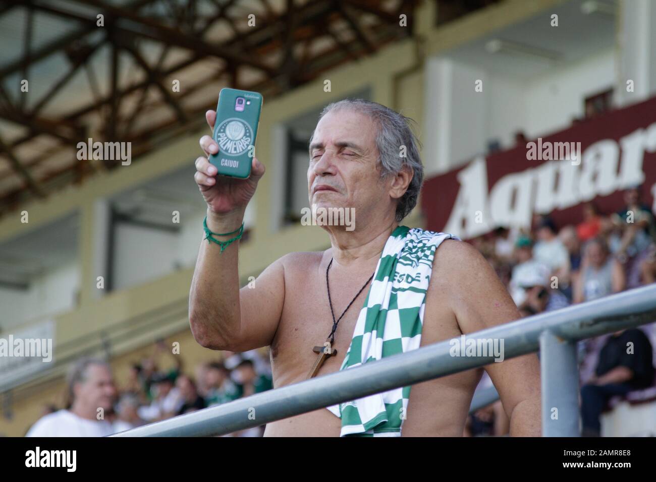 Araraquara, SP - 14.01.2020: Goiás X PALMEIRAS - match entre Goiás x Palmeiras, valable pour la troisième partie de la coupe de football junior Sao Paulo 2020, tenue à Arena da Fonte à Araraquara, SP. (Photo: João Moura/Fotoarena) Banque D'Images