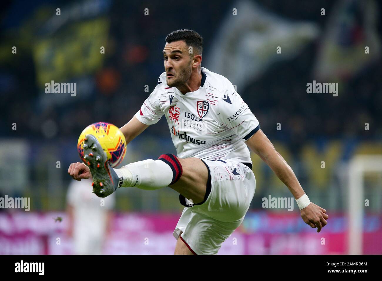 Milan, Italie. 14 janvier 2020. Chalalampos lykogiannis (cagliari calcio) pendant Inter vs Cagliari, Championnat italien de la TIM Cup à Milan, Italie, 14 janvier 2020 crédit: Agence de photo indépendante/Alay Live News Banque D'Images