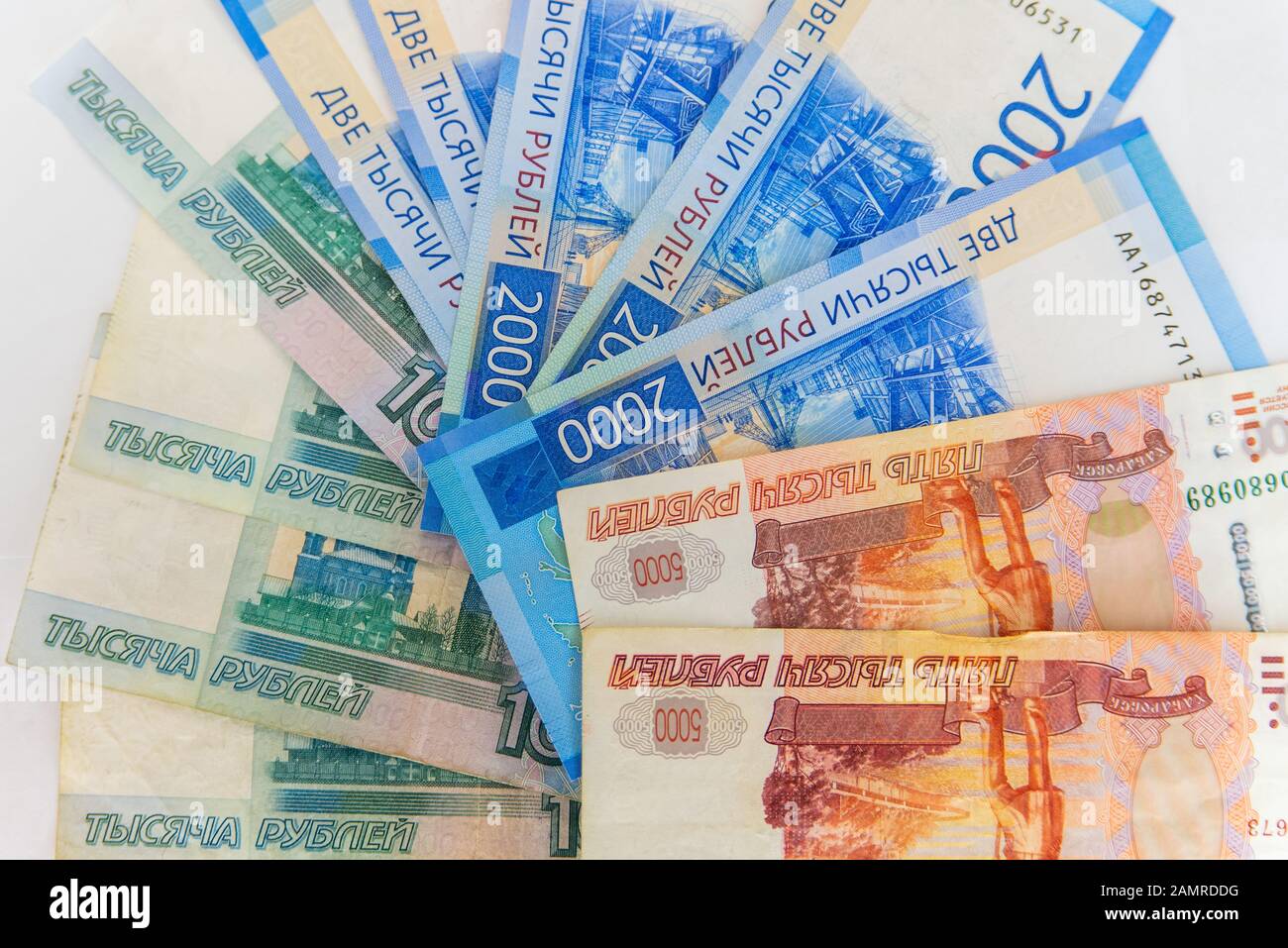 Billets de banque en devises, vue de clôture d'argent. Banque D'Images