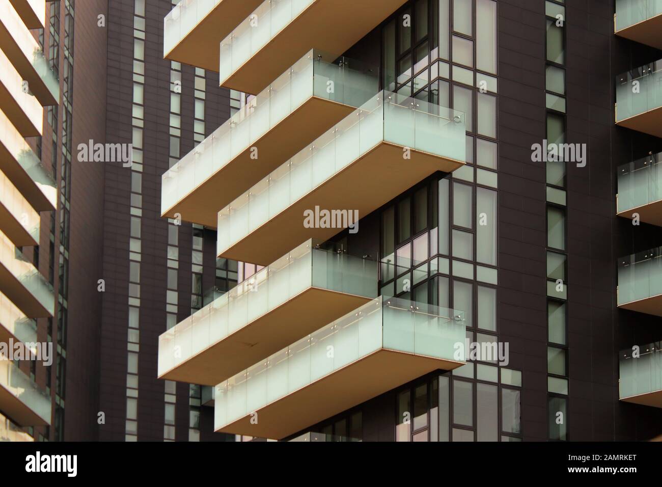 Quartier financier de Porta nuova, Milan, Italie Banque D'Images