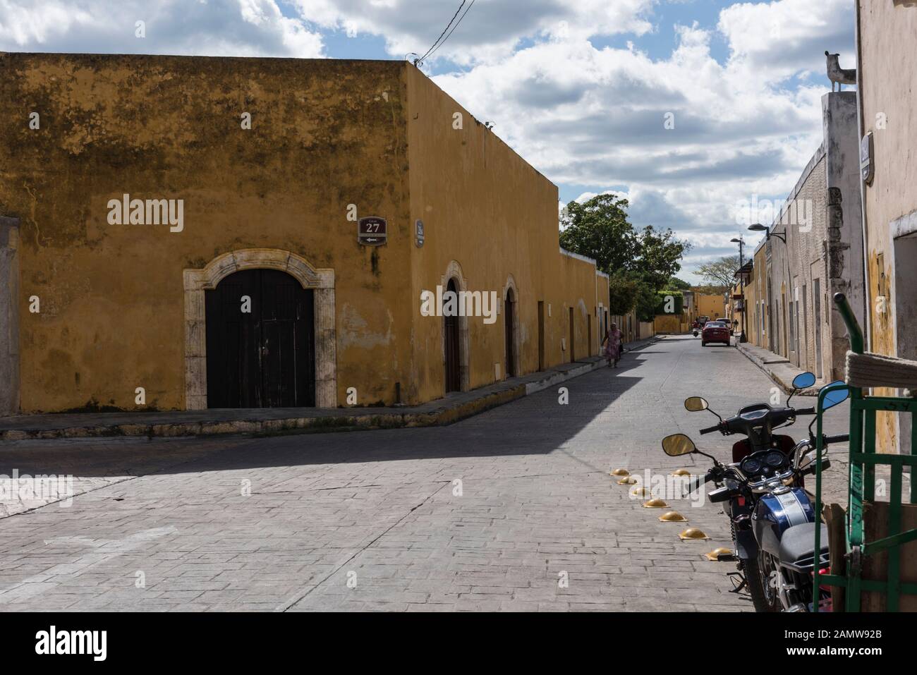 Izamal, la ville jaune au Yucatan Banque D'Images