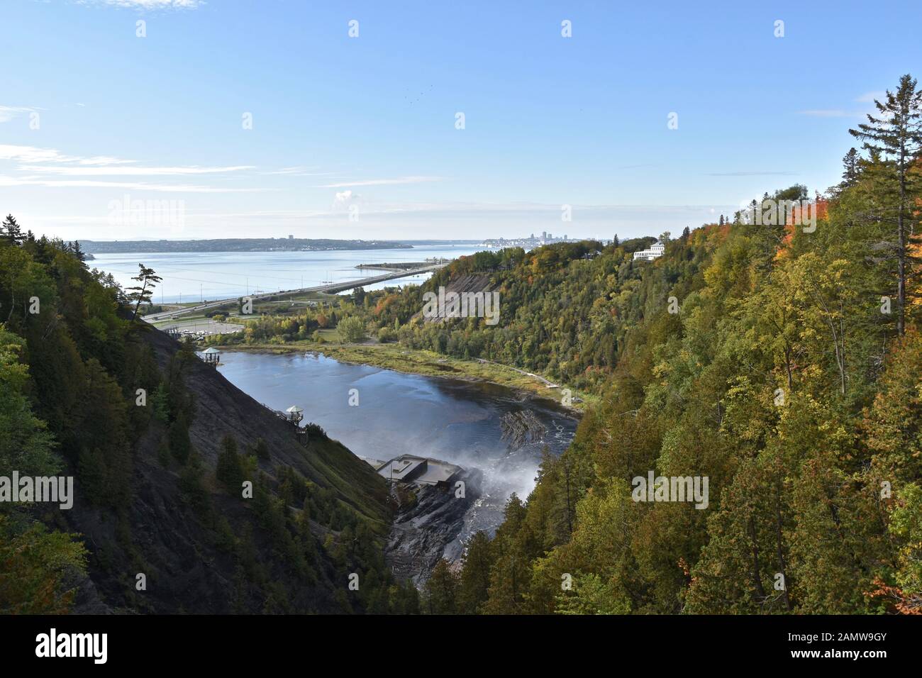 Vue de la ville de Québec, Québec, Canada Banque D'Images