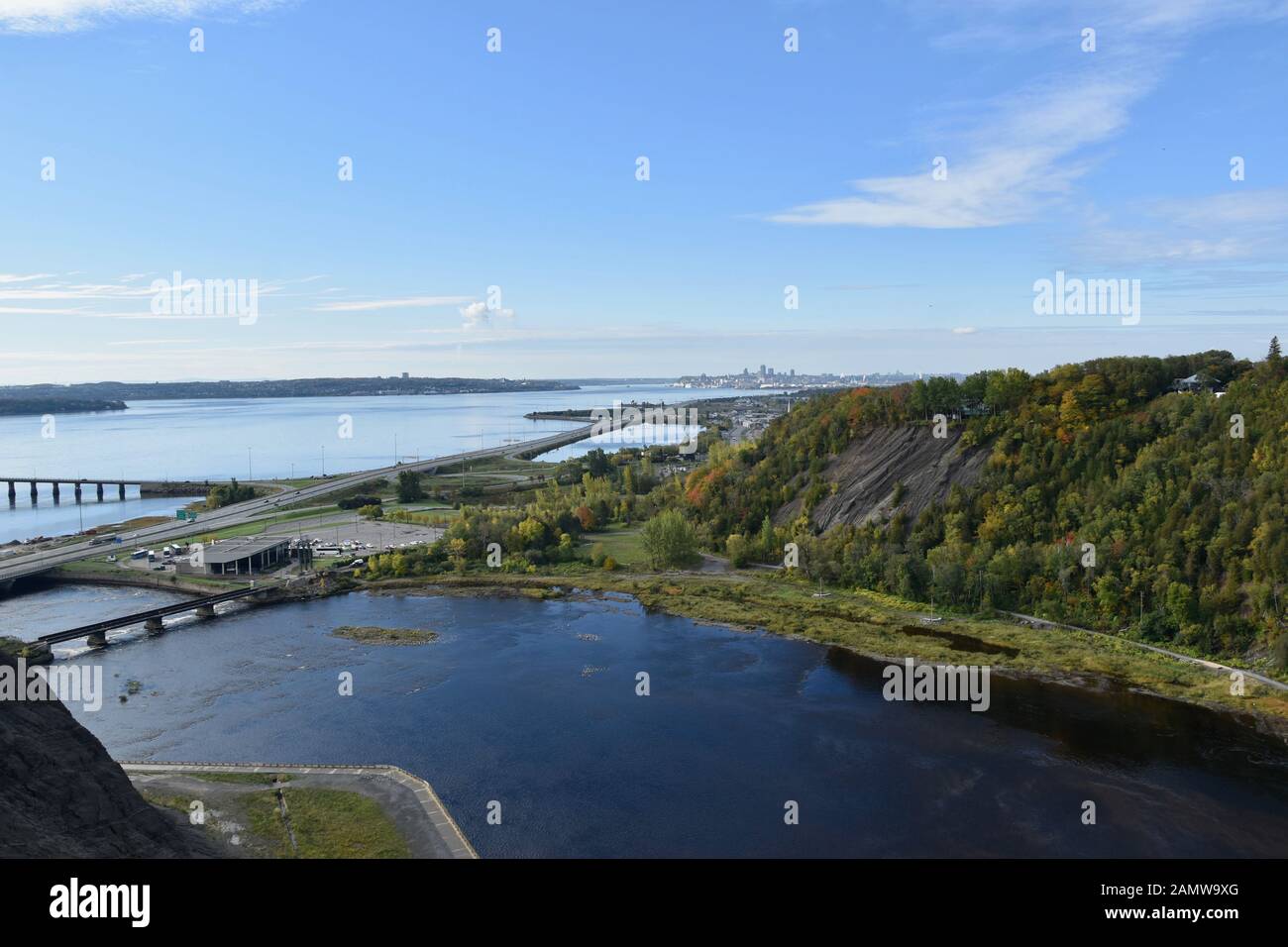 Vue de la ville de Québec, Québec, Canada Banque D'Images