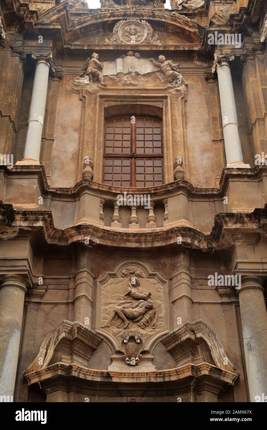 Eglise de Saint Anne la Merci / chiesa di Sant'Anna la Misericordia, Palerme Banque D'Images