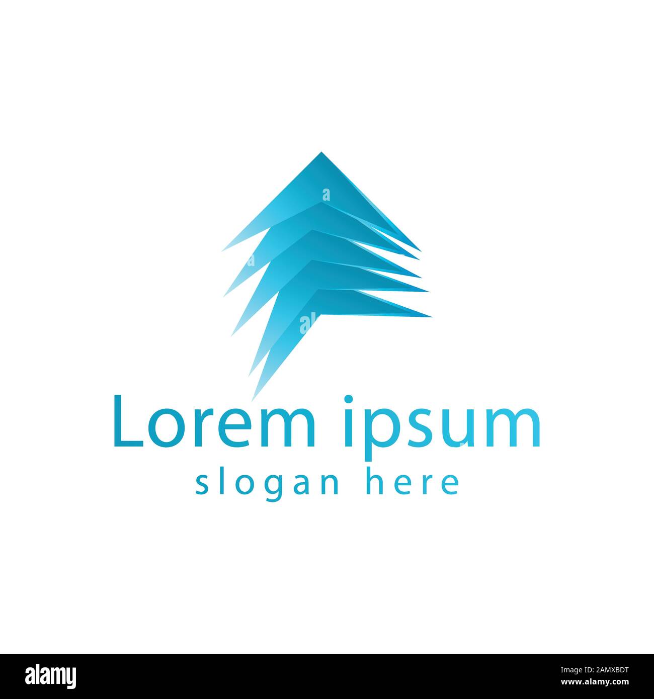 Idées abstraites de logo de flèche. Logo inspiration. Illustration Du Vecteur De Modèle. Isolé Sur Fond Blanc Illustration de Vecteur