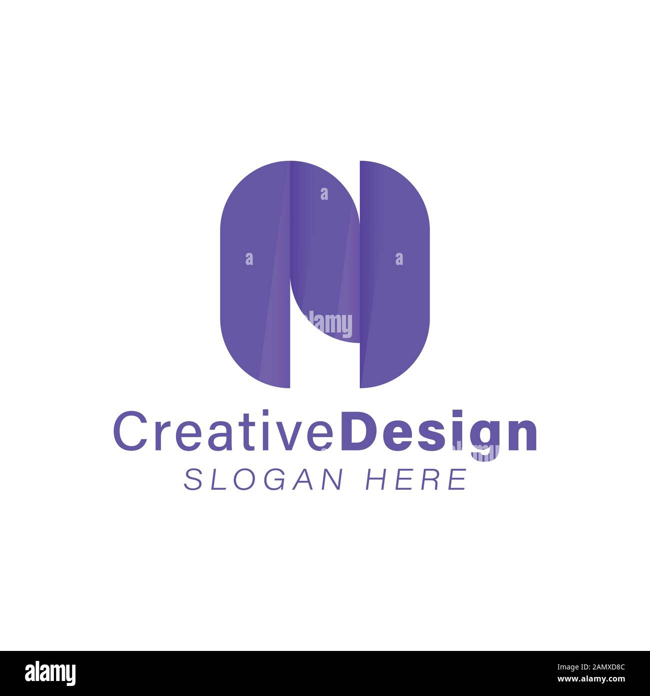 Lettre initiale N Idées De logo Moderne. Logo inspiration. Illustration Du Vecteur De Modèle. Isolé Sur Fond Blanc Illustration de Vecteur