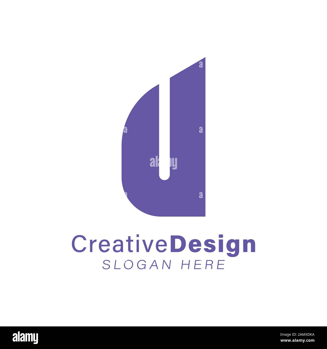 Lettre initiale u Idées De logo Moderne. Logo inspiration. Illustration Du Vecteur De Modèle. Isolé Sur Fond Blanc Illustration de Vecteur