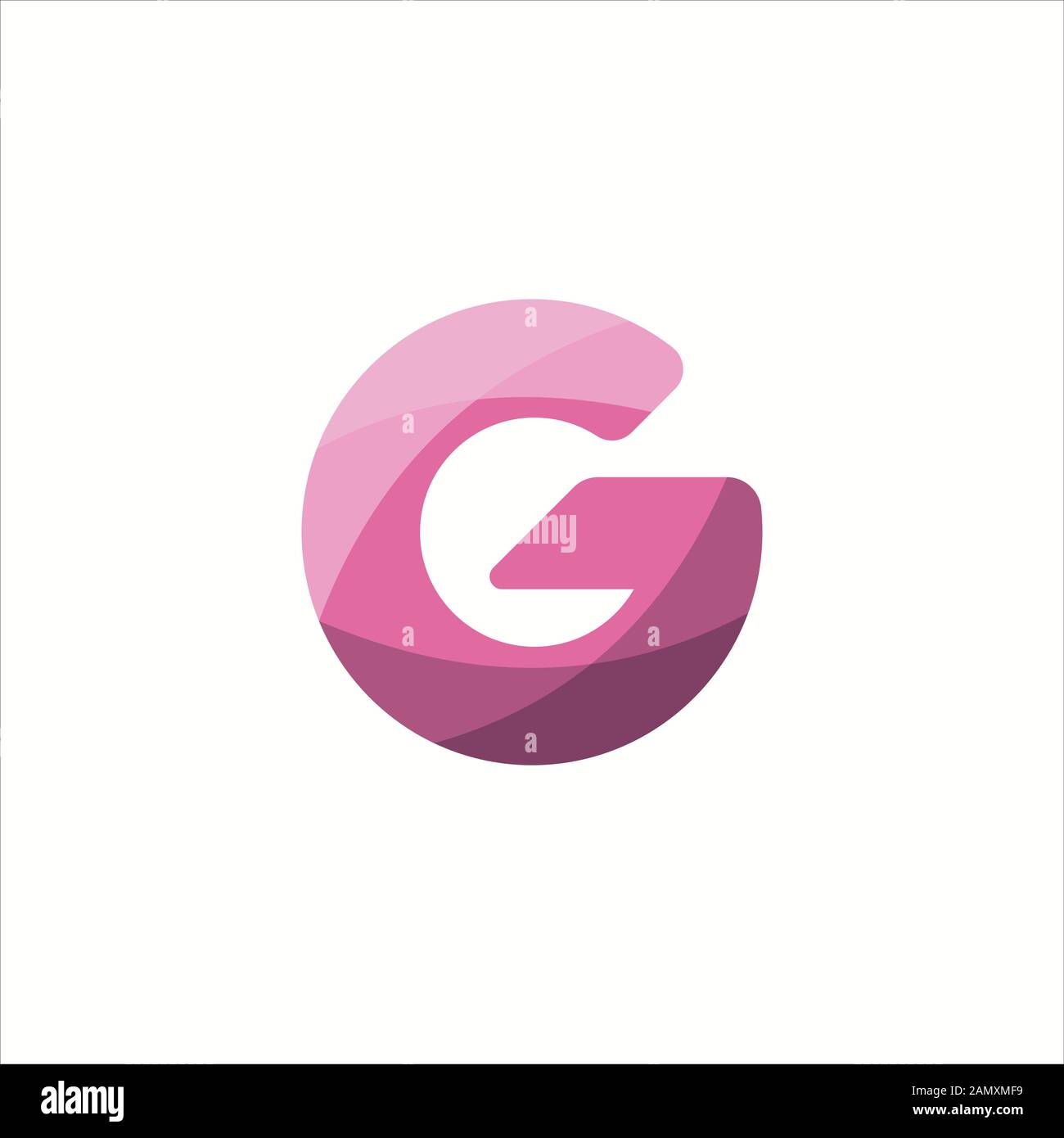 Lettre initiale g vecteur conception logo Illustration de Vecteur