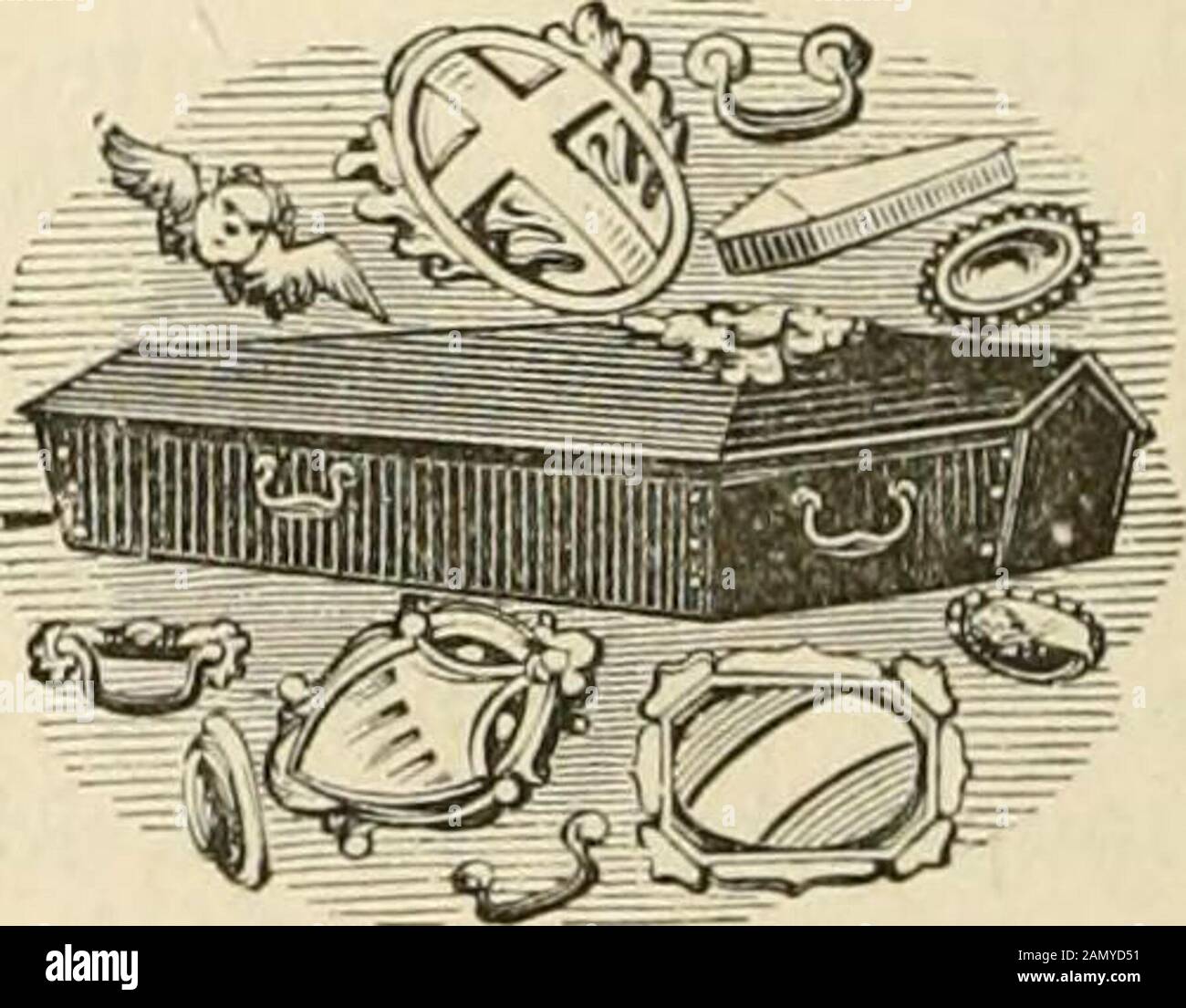 Gazetteer et annuaire des entreprises des comtés de Lamoille et d'Orléans, VT., pour 1883-84 .. . Portland Street, Nearthe Depot, MORRISVILLE, VT. H. G. Ouest, PROPRIÉTAIRE, 1^^ Bon lilvery dans la résection|vitliHouse. HENRY E. JACKMAN. IIN:j)IAT.iJiEi de première CLASSE. ET EMBSLMER. Est prêt à fournir DES COFFINS, DES COFFRETS, DES ROBES DE SÉPULTURE, de toute description, des marchandises les plus chères aux meilleures que l'on trouve sur le marché. ^ Est le seul Embalmer dans le comté. Des funérailles ont assisté, n'importe où dans [theCounty, avec des préposés de première classe de Hearse. IRASBURGH, VT. VILLE D'ATTERRISSAGE DE BARTON. 417 Guilde Philander, concessionnaire en ha Banque D'Images