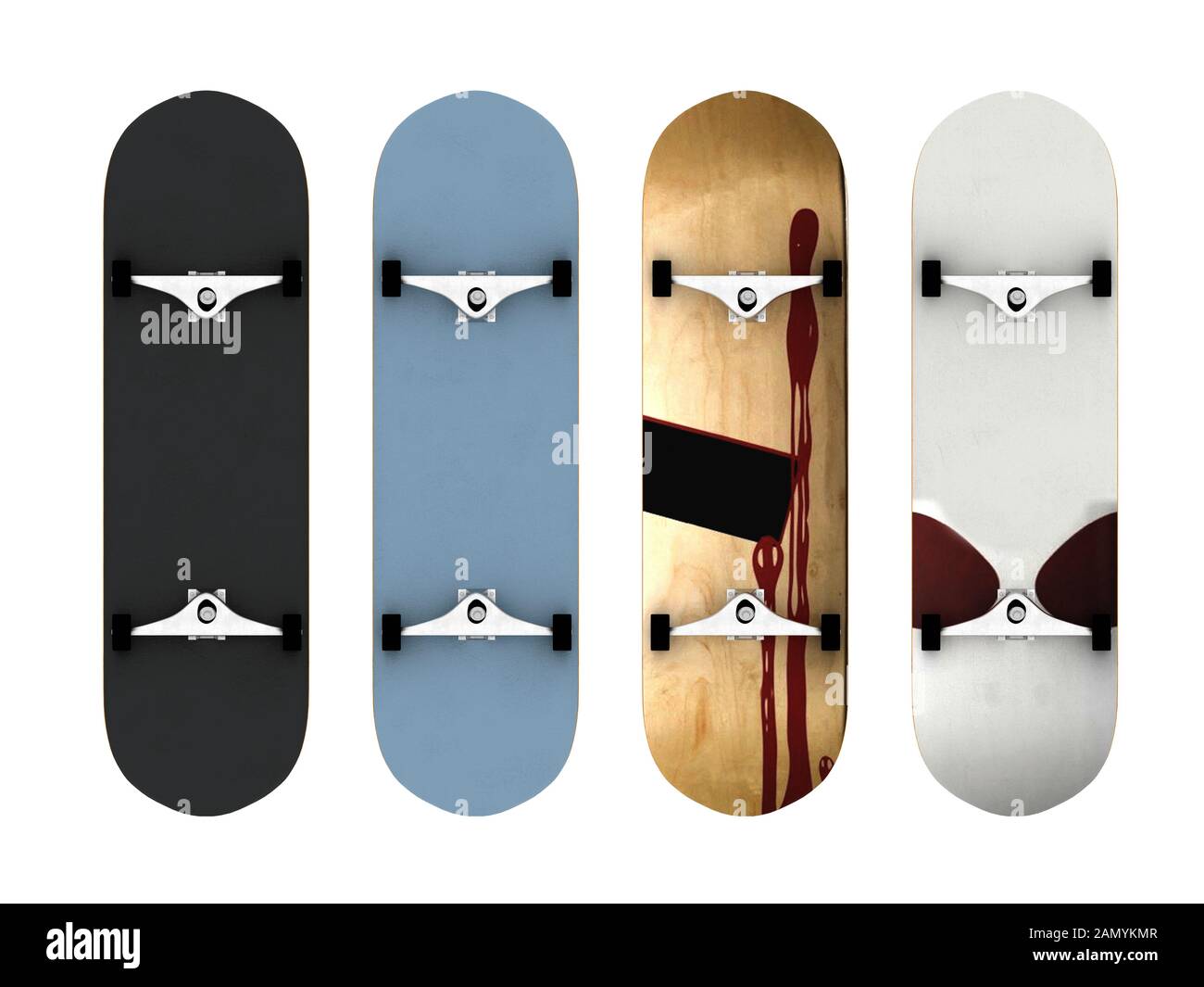 Snowboard 3D render Banque D'Images