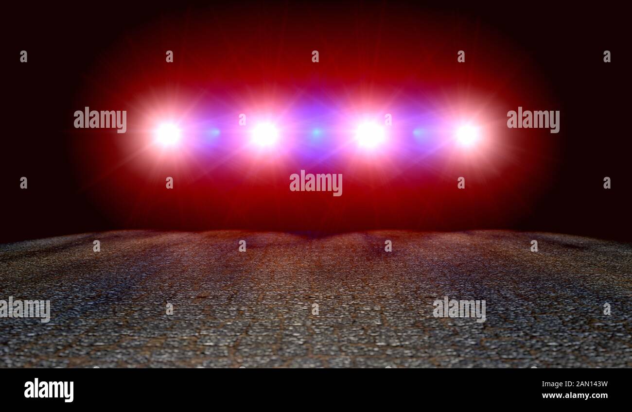 Sol en béton et ciment de la rue et l'éclairage urbain.cityscape Banque D'Images