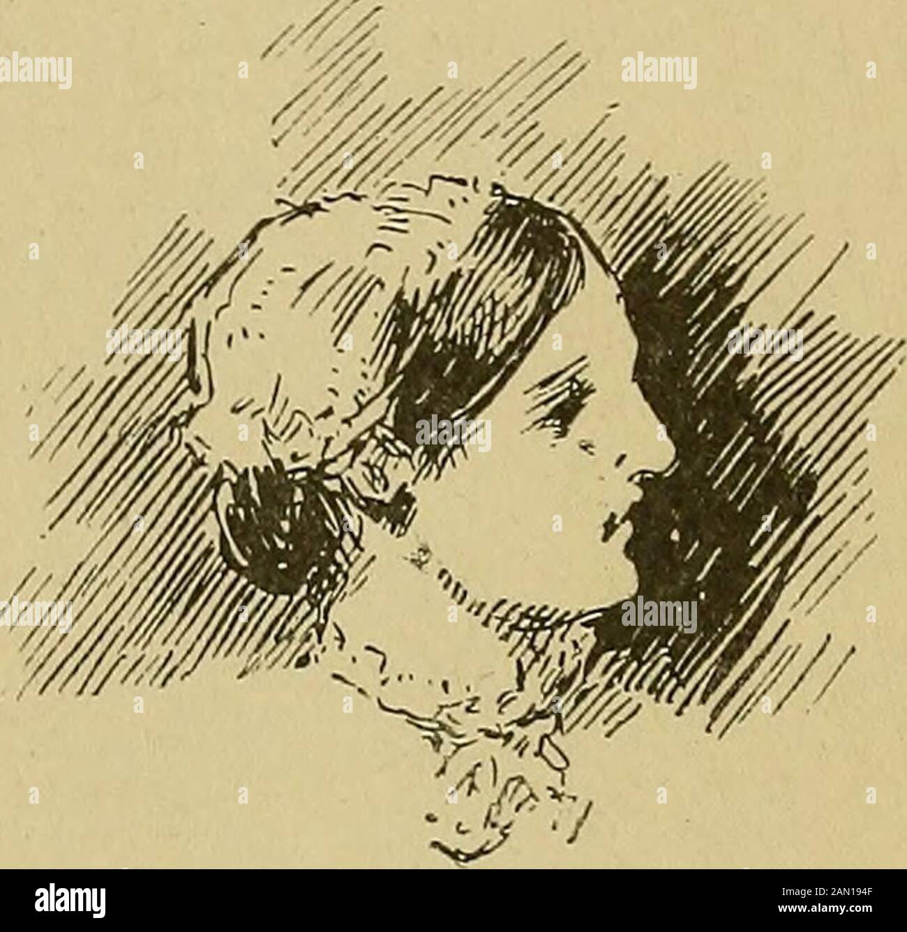 Trois filles Vassar en Suisse . Frau Seligr, sortant main-Maidens a levé un panier-repas bien rempli dans le chariot. Alice, dans un costume d'équitation en tissu vert à la main, et Lajos, dans un costume autrichien d'équitation, monté sur des chevaux en douceur mais plein d'entrain, menèrent le chemin. Ils ont pickned dans les pinewoods, et traversant un éperon de l'Ochsenkopf, sont retournés vers le même-ing par une autre route. C'était une charmante excursion, mais ils tentaient de monter au four Bake, la cabane érigée par le Club alpin Ger-man au sommet du Schneeberg, et ils n'étaient pas très intéressés par les vues enchanteresses de Franconian Banque D'Images