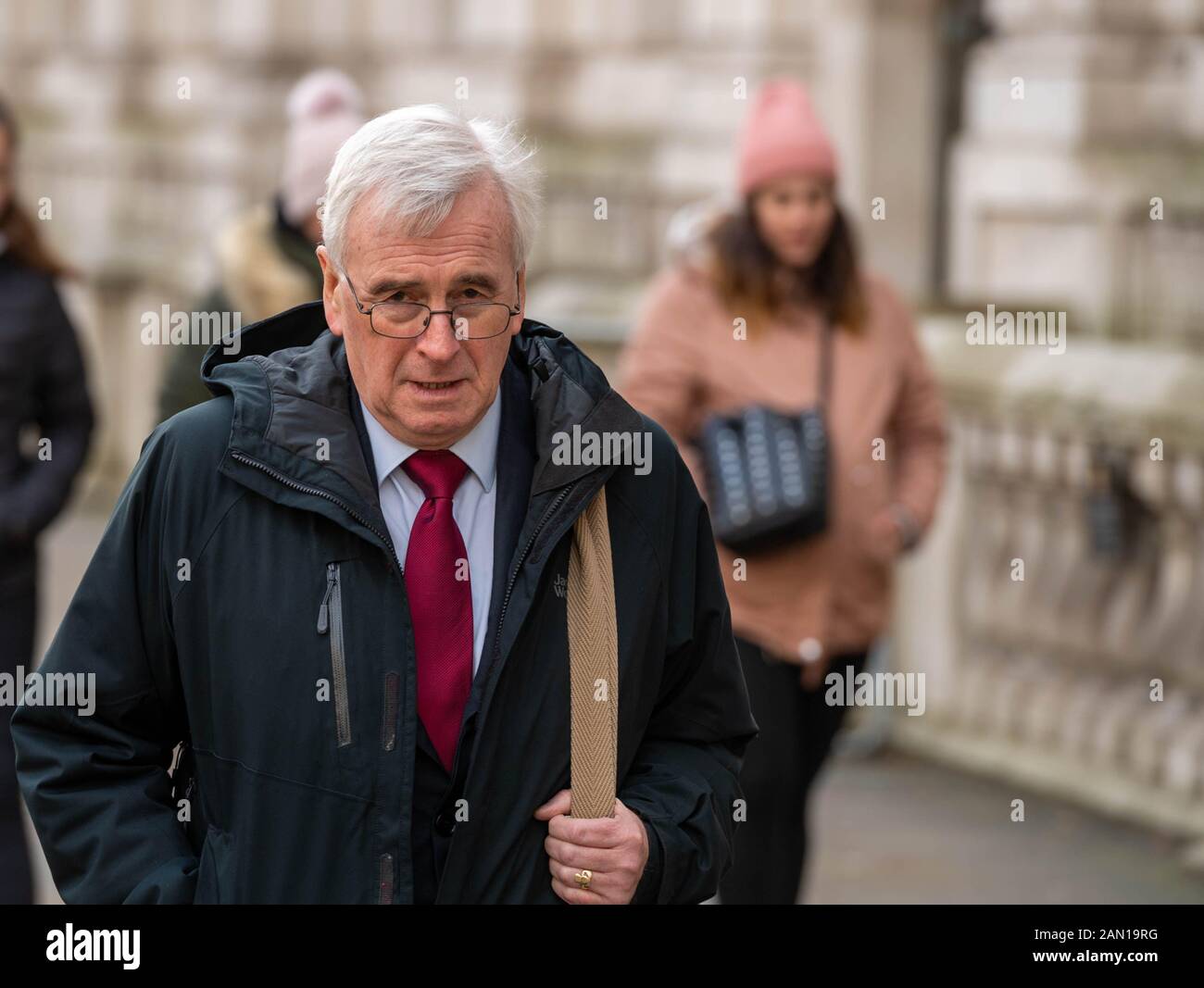 Londres Royaume-Uni 15 janvier 2020 John Mcdonnell, Shadow Chancellor à Whitehall Londres crédit Ian DavidsonAlay Live News Banque D'Images