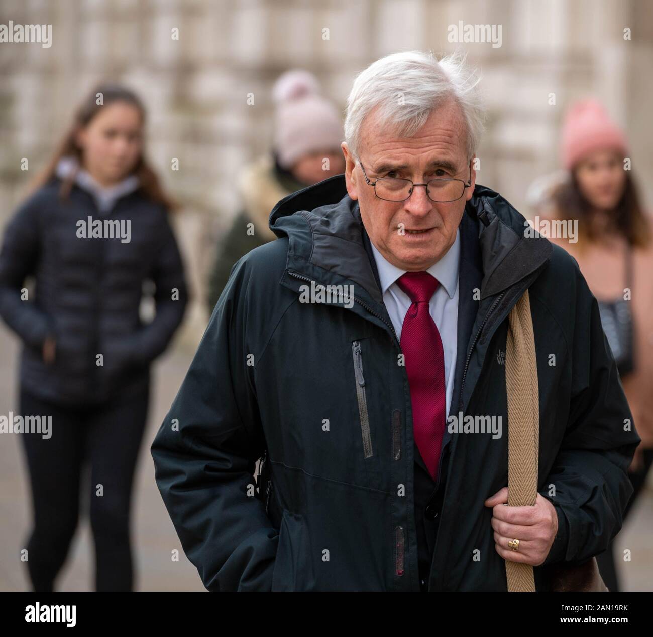 Londres Royaume-Uni 15 janvier 2020 John Mcdonnell, Shadow Chancellor à Whitehall Londres crédit Ian DavidsonAlay Live News Banque D'Images