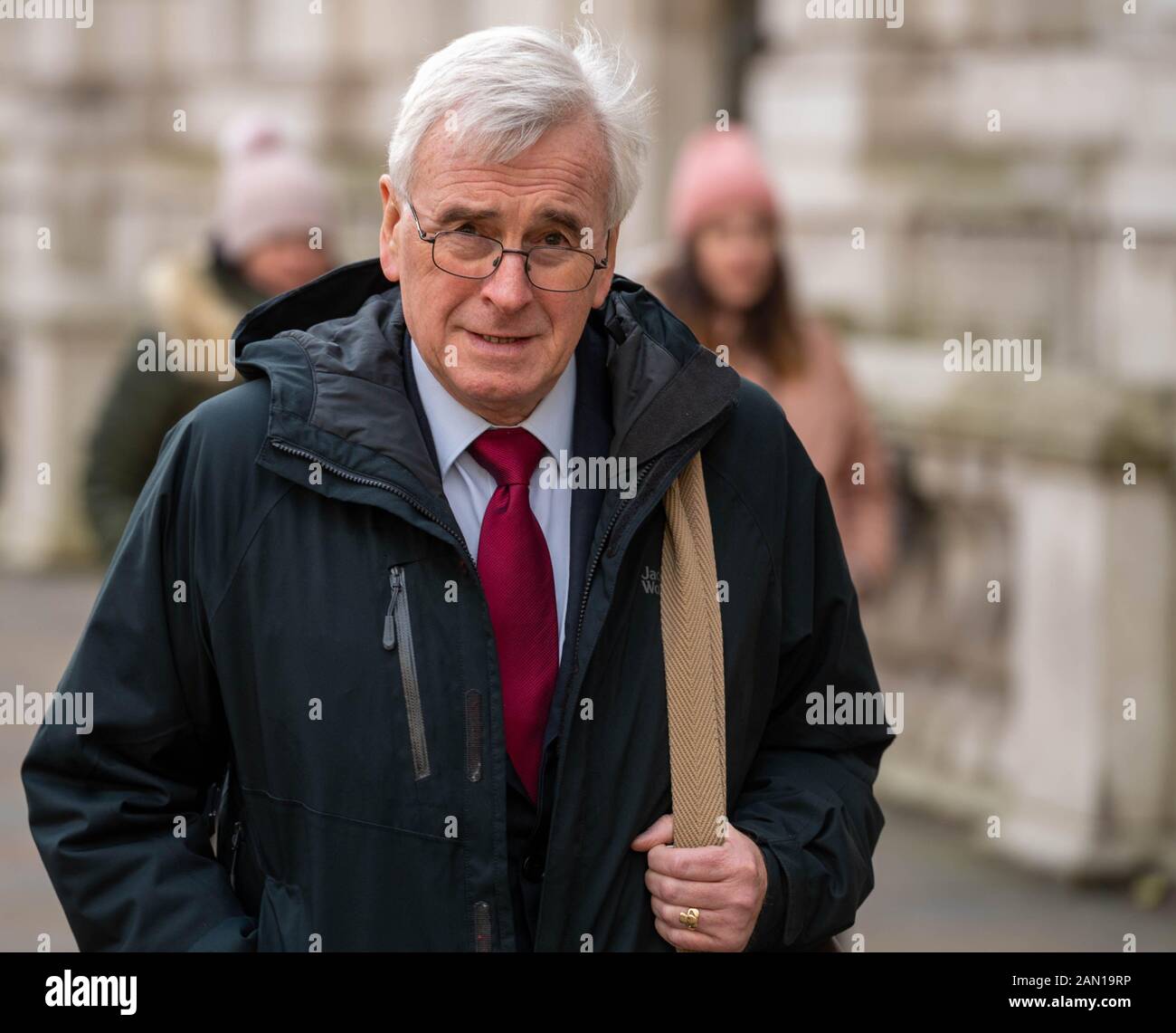 Londres Royaume-Uni 15 janvier 2020 John Mcdonnell, Shadow Chancellor à Whitehall Londres crédit Ian DavidsonAlay Live News Banque D'Images