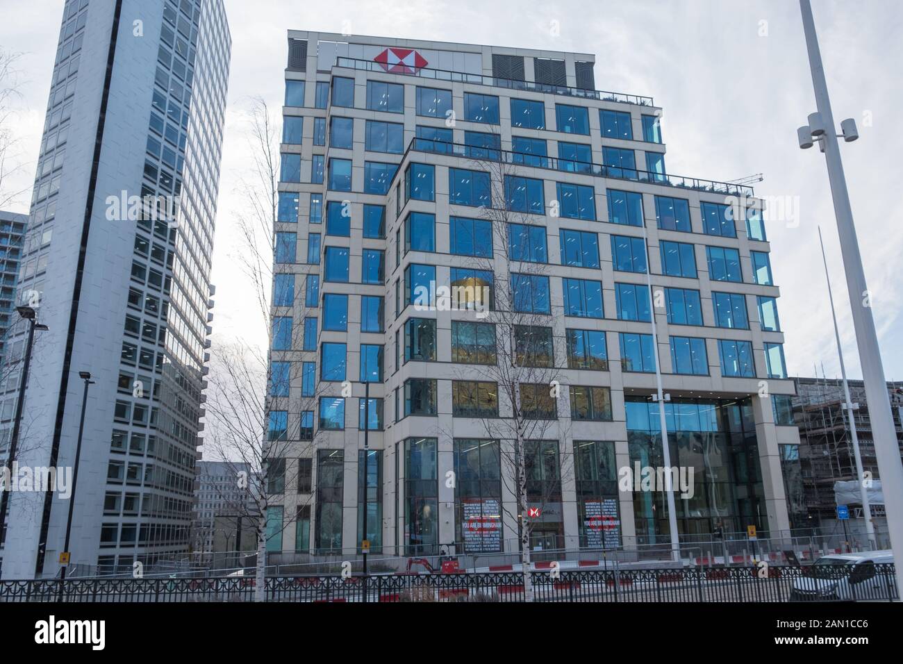 Le nouveau siège social HSBC Retail Banking à Broad Street, Birmingham, West Midlands, Royaume-Uni Banque D'Images
