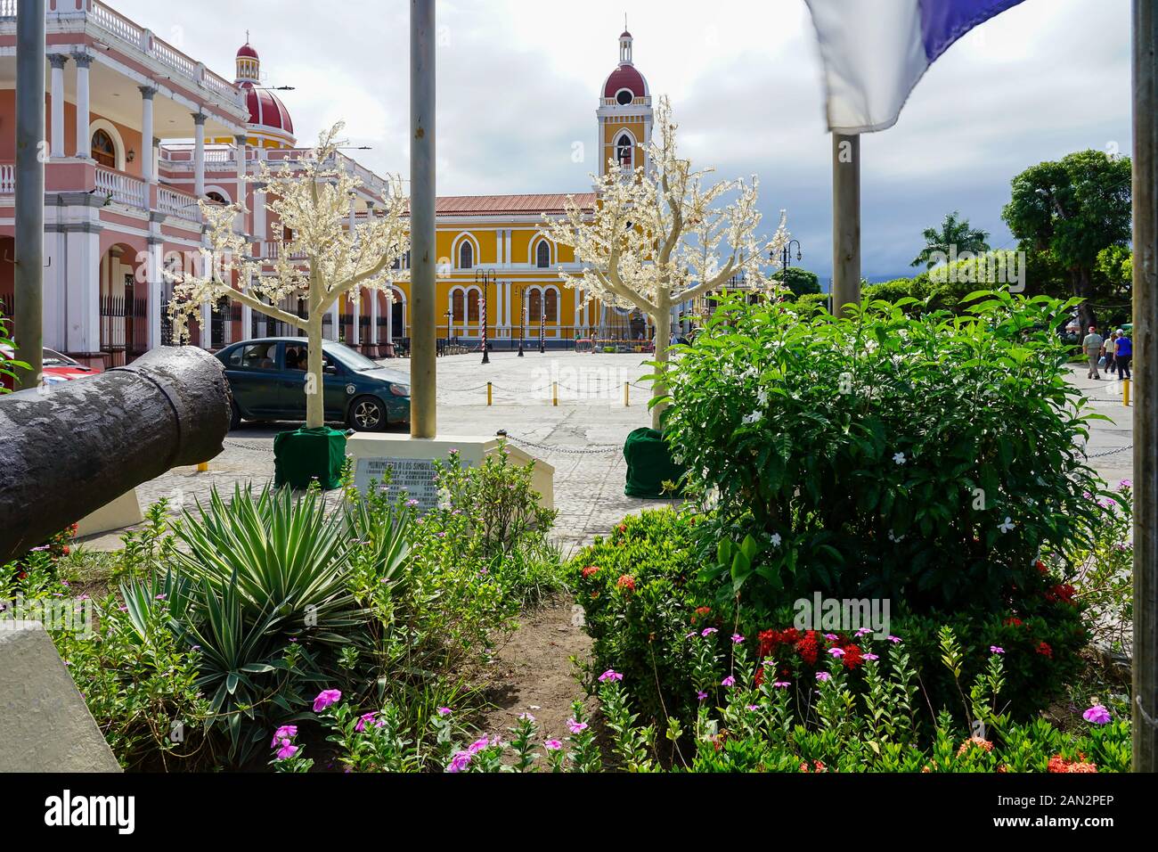 San Juan Del Sur, Nicaragua, petit village avec un grand divertissement et de marché, Banque D'Images