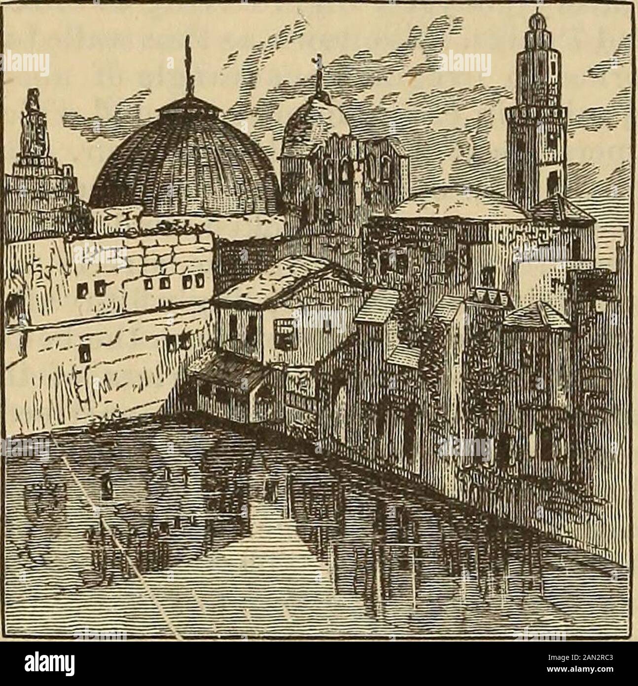 Un dictionnaire de la Bible. . Double ou Huldah porte, et une autre oldgate l'a adjacente, fortifiée vers le haut. La ville n'a pas de sources d'eau, mais elle est surpirée d'eau par des citernes remplies de pluie-chutes sur les toits des maisons, par des piscines, dont il y a six ou morein et sur la ville, et par des puits de sable conduitsand ou des sources à l'extérieur de la ville. Les piscines en chef n'ont pas encore été bites. Ils peuvent être ici regroupés à la gither: Le Birket-Mamilla, Birket-Sultan, piscine de Siloam, fontaine ou Poolof de la Vierge, Birket-Israël, et le thépool de Hezekiah. Le Birket-Ma-milla, dit Crosby, est censé bethe upperpoo Banque D'Images