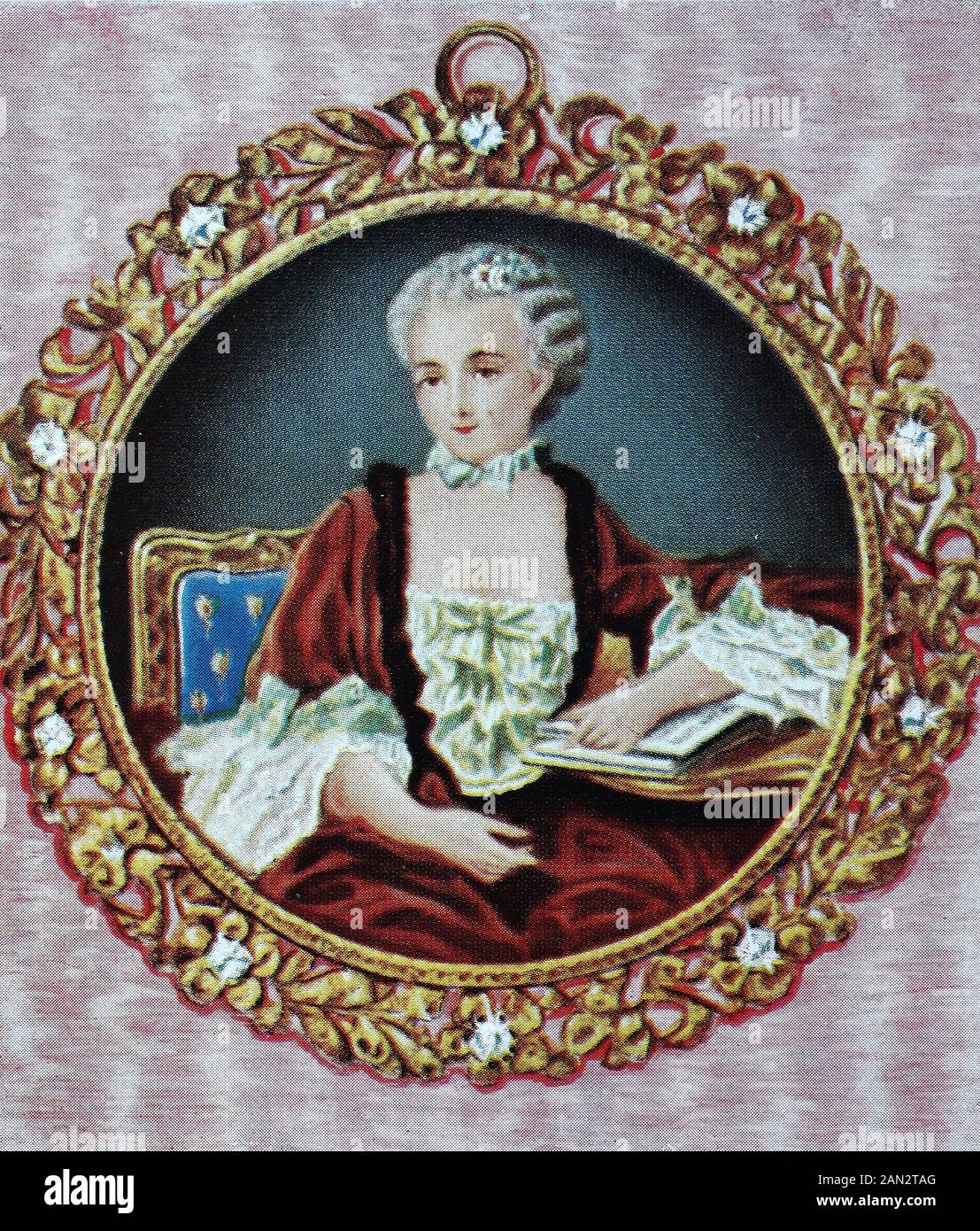 Jeanne Antoinette Poisson Marquise De Pompadour 29 Decembre 1721 15 Avril 1764 Connue Sous Le Nom De Madame De Pompadour Etait Membre Du Tribunal Francais Et Fut La Maitresse Officielle De