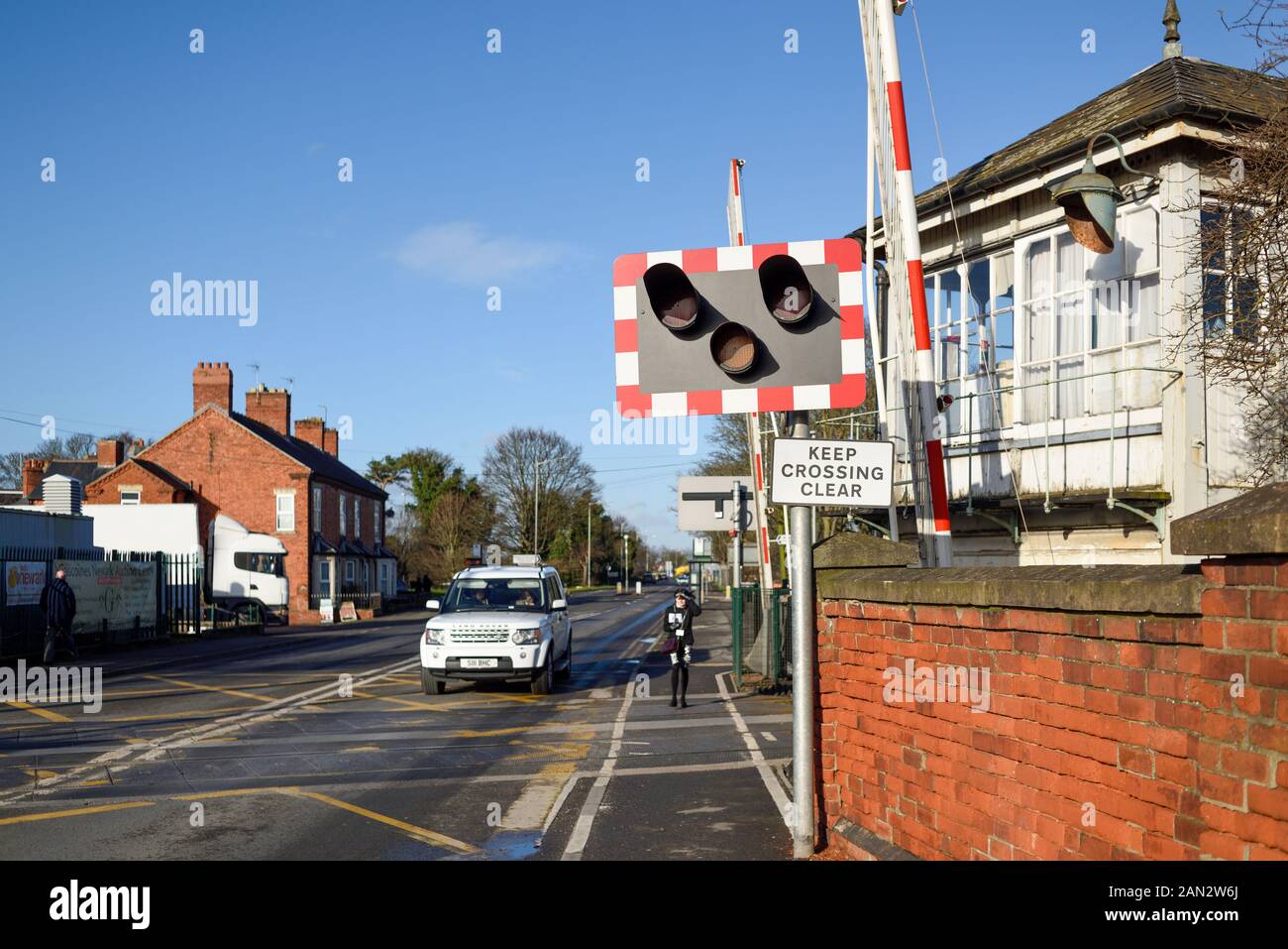 Newark On Trent dans le château. La gare de Château de Newark. Banque D'Images
