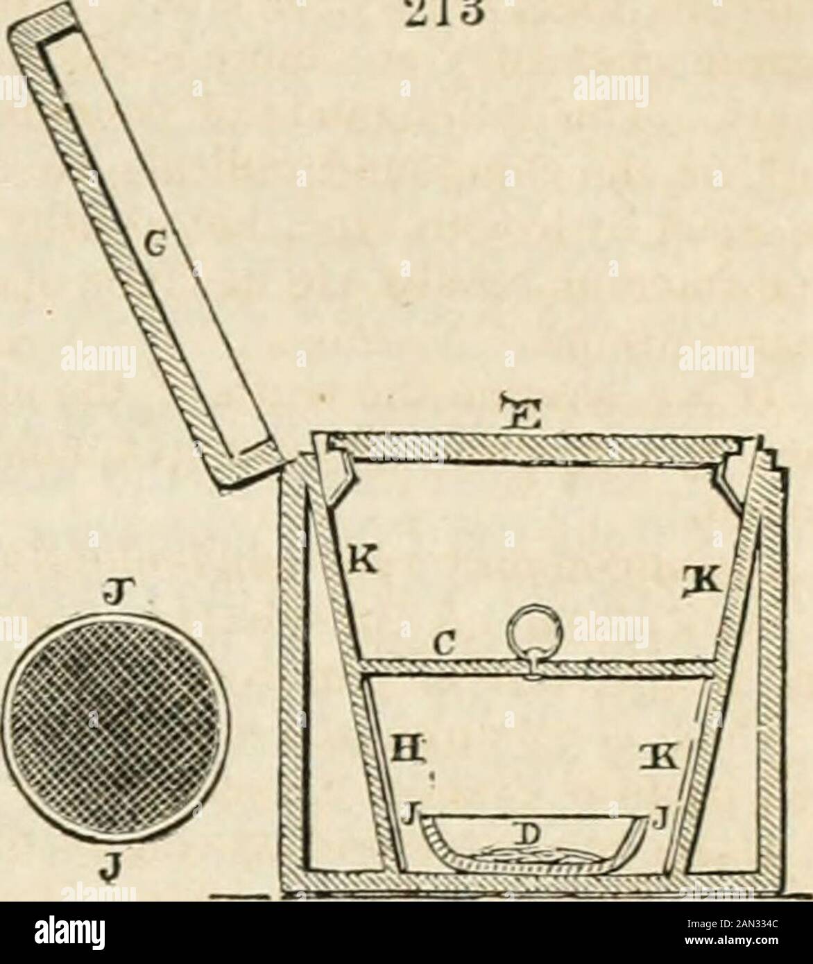 Un supplément au dictionnaire Des arts, Des Manufactures et des mines De L'Ures, contenant une exposition claire de leurs principes et de leur pratique. . DAGUEEREOTYPE. 439 213. velours de couleur, qui peut être dessiné et étendu au moyen d'un second rouleau sur une table à plat avec ouverture. Le premier pied ou deux, par exemple, est tiré; la plaque qui a déjà reçu son polissage préliminaire est placée face vers le bas, et être pressé à proximité des doigts un mouvement circulaire rapide lui est donné, et dans quelques minutes il reçoit le lustre le plus ichighest. À mesure que le velours devient noirci par l'utilisation, il est déroulé, le po Banque D'Images