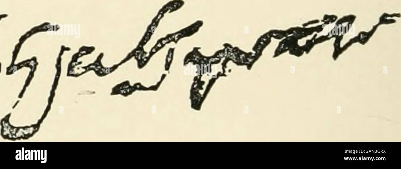 Le bacon est Shake-speare . H^.^.^cv/,^-? Plaque XIV Les Cinq signatures dites de Shakespeare. Il a également écrit les noms des autres témoins, qui sont tous dans la même écriture que La Volonté ; shewingque les témoins de Shakspeares étaient également incapables d'écrire leurs noms. Le bacon est Shakespeare. 37 Ce fait, que le nom de Shakspeares est écrit par le soHcitor, est définitivement prouvé par le recentarticle de Magdalene Thumm-Kintzel dans le magazine Leipzigmagazine, Der Menschenkenncr, qui a été publié en janvier igog. Dans cette publication, des reproductions photo de lettres vérifiées dans le corps De La Volonté, et dans la CA Banque D'Images