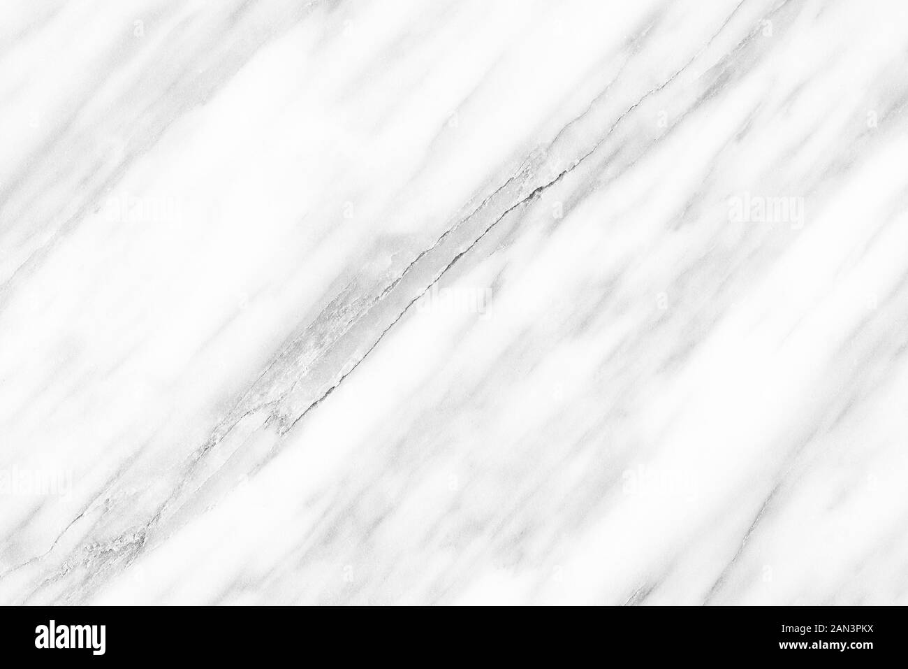 Le marbre blanc de Carrare lumière naturelle pour salle de bains ou cuisine de comptoir blanc. Texture haute résolution et le motif. Banque D'Images