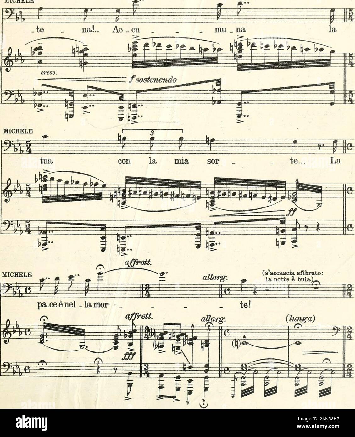 Il Tabarro Da La Houppelande Di Didier Gold Michele Allegro Vivo Agitato J 8 Michele Leva Di Tasca La Pipa E Laccende 90 A Si Jmjj E 3b K