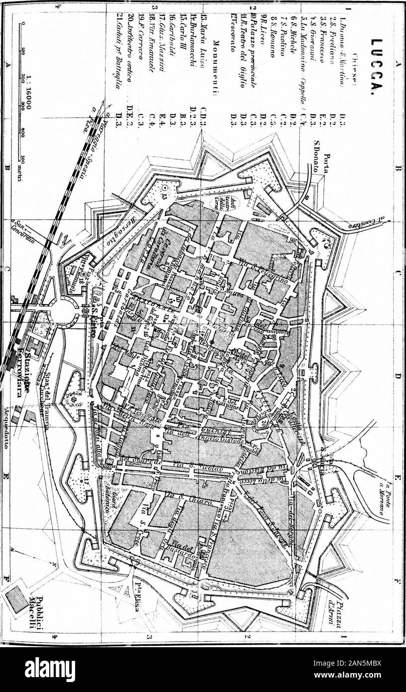 Italie : un manuel pour travellersFirst (partie nord de l'Italie) . de bal. Un peu plus loin, à l'entrée de la vallée latérale, est le NuovoOspedale, construite par le Prince Demidoff. Belles avenues monter graduellement de Ponte a Serraglio à (1) M. Villa(ca. 490ft. ; Hdt. du Pare, stylos. 5-7 fr. ; Hdtel Vicloire, stylos. 5-7 fr. HdtelContinental ; ; H6t. du pavillon, tous avec jardin ; les médecins, le Dr Gason,Dr. Bastiani, M. Cherubini ; Betti, chimiste anglais), où sont les appartements plus silencieux bestand (pleasantest sur la rivière de la rue Main),l'église anglaise (services en été à 10 et 5, Banque D'Images