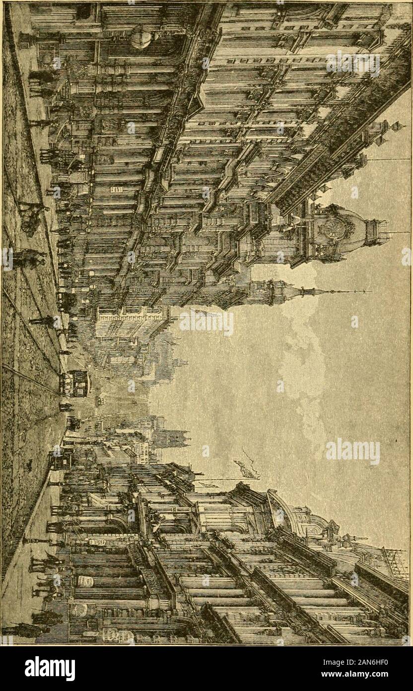 Vieux Mexique et ses provinces perdues ; un voyage au Mexique, la Californie du sud, et de l'Arizona, par voie de Cuba . qui rappelle la State Street, Chicago. Havingunlimited prix de l'extension dans le nord et le sud de la correction di-péninsule, tandis que les autres nommé arecontracted, Market Street est à San Franciscos grandes voies de l'avenir. Le centre financier est contenue dans le domaine de l'twoblocks^entre, een Californie et Bush, Sansome et Mont-gomery rues. Ces institutions sont ici wdiose greattransactions et singulière histoire sont maintenant inconnu à butfew parties du monde. La Banque du Nevada, financi Banque D'Images