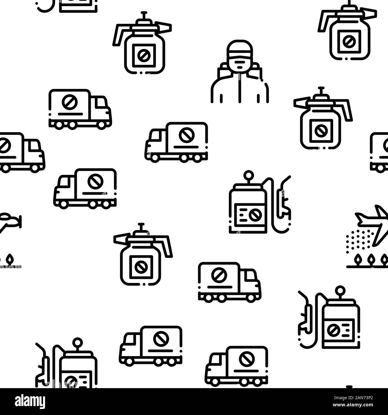 Chimiques Pesticides vecteur modèle transparent Illustration de Vecteur