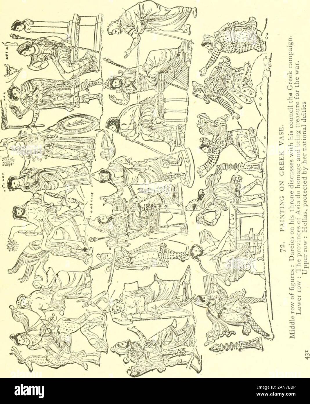 Médias, Babylone et la Perse : y compris une étude de l'Zend-Avesta ou la religion de Zoroastre, de la chute de Ninive à la guerre persique . Les intérêts qui se fixe sur les mouvements de theGreek villes en Ionie et la province voisine.Pour un début il n'avait pas été faite, un levain hadbeen remué, qui n'a pas à être réprimée avec theease que le roi de Perse avait rencontrées jusqu'nowin ses rapports avec ces parties de son empire.L'esprit d'indépendance affichée par le northerncities s'est avérée contagieuse après tout, et revoltsand les complots contre la domination étrangère et il n'y a outhere. E Banque D'Images