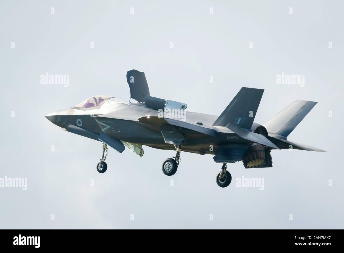 Fairford, Gloucestershire, Royaume-Uni - Juillet 20th, 2019 : Un RAF Lockheed Martin F-35 Lightning II affiche International Air Tattoo à Fairford Banque D'Images