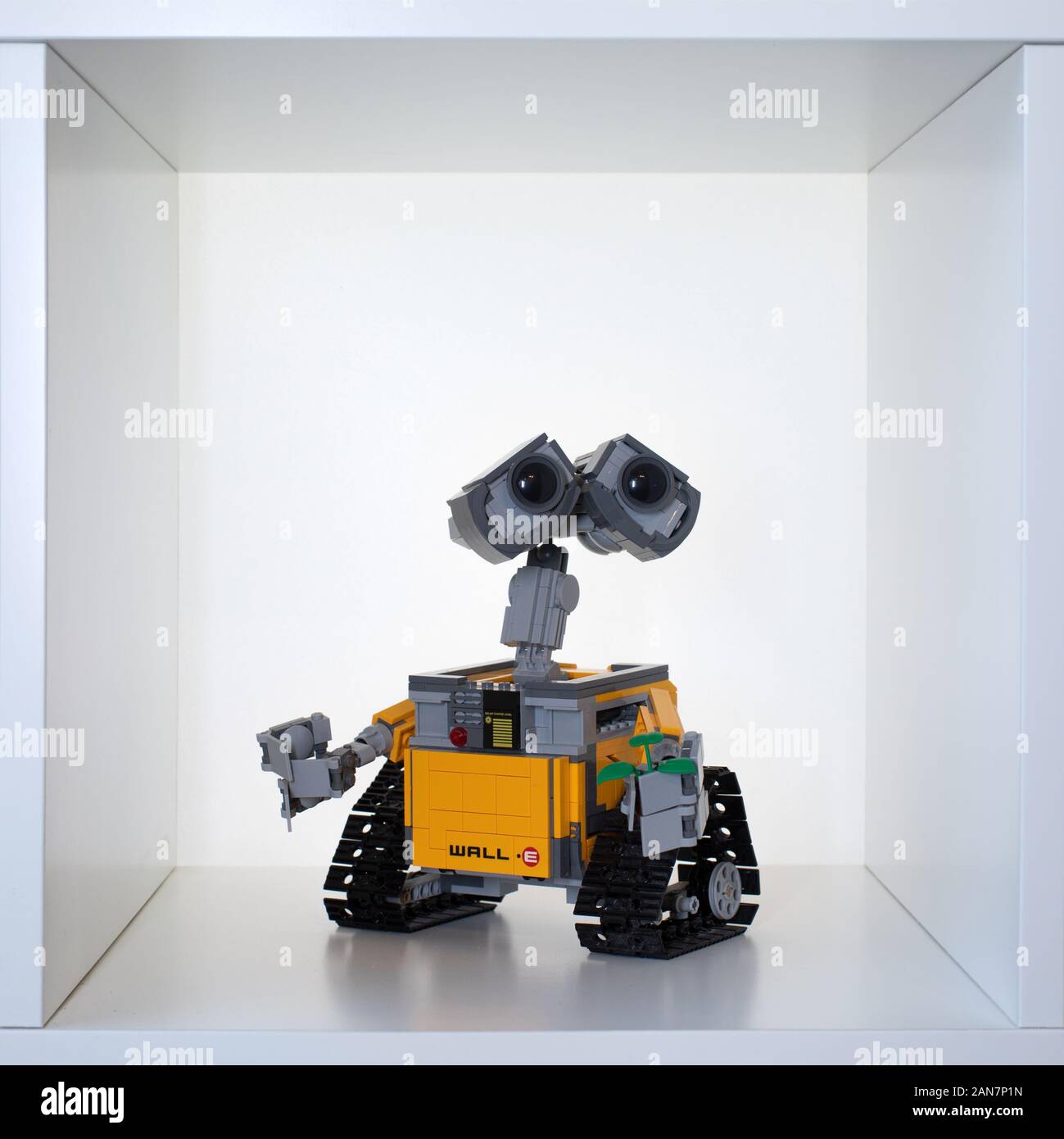 Wall-e Lego personnage du film Disney Pixar Banque D'Images