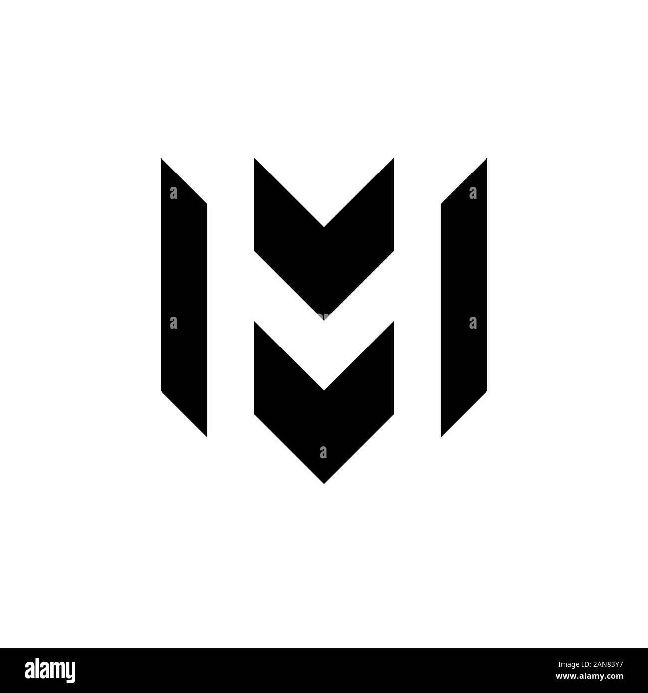 Logo unique qui peut aider votre entreprise à grandi Illustration de Vecteur