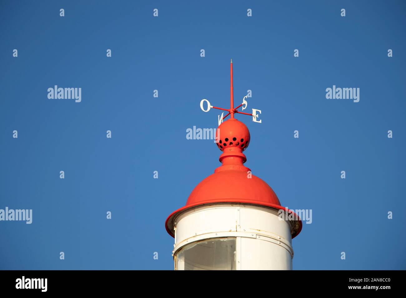 Tour maritime avec phare.Vintage.Points essentiels Banque D'Images