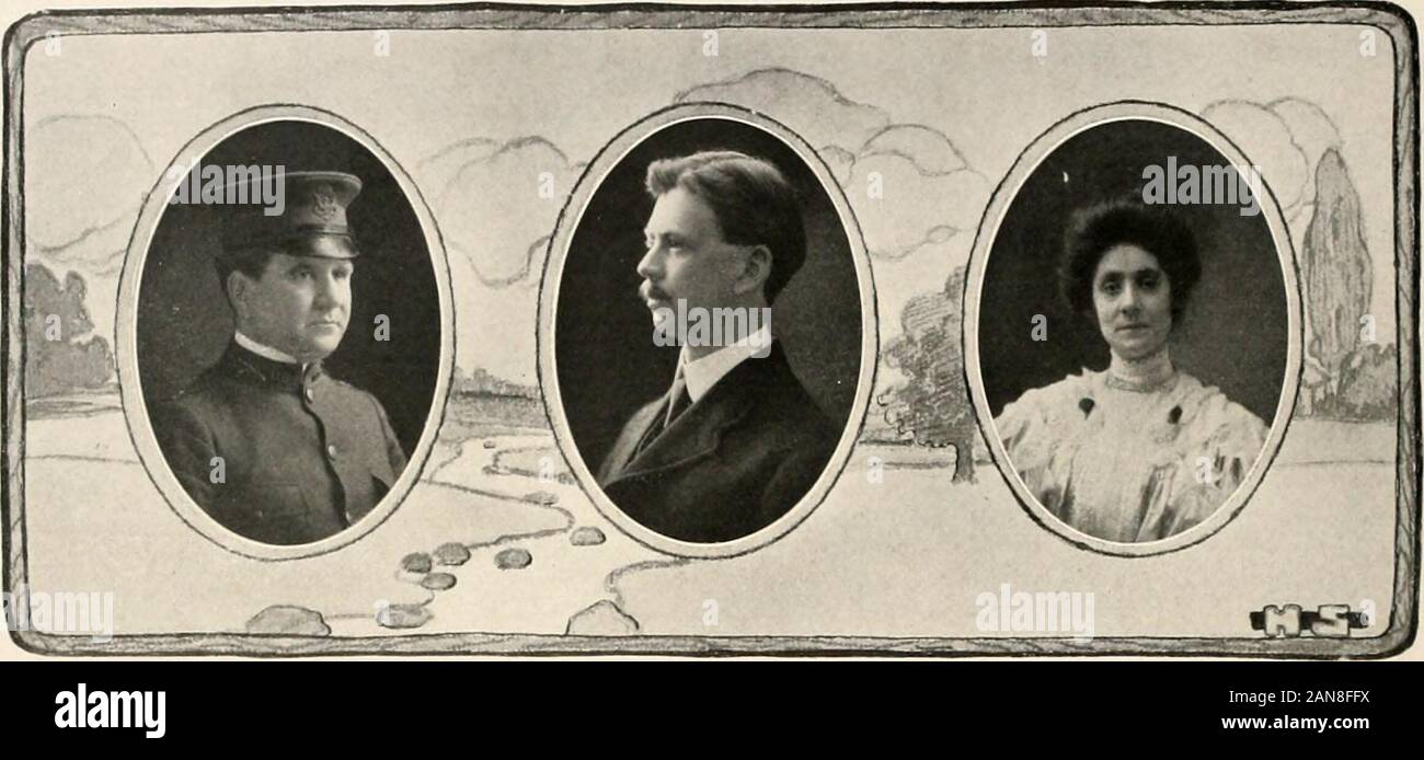 Débris de Purdue . Faculté de l'École de pharmacie ARTHUR LAWRENCE GREEN-doyen et professeur d'Chemistryin l'École de pharmacie. Ph. C, Université du Michigan, 1882;M. D., Collège médical de l'Indiana. 1894 ; Ph. D., Franklin College.1895. Membre de l'American Association for the Advancement ofScience ; membre de l'Association de l'Indiana. Président de l'Association al co•. BENJAMIN MARTIN HOAK-ProfePurdue l'université. 1892. Si membre Materia Medi.il Indiana WILLIAM JULIUS Pha STURMER-professeur de réputation. Ph. G.. FREDERICK WARREN GORDEN-assistant en chimie. J' !. S.Purdue Univers Banque D'Images