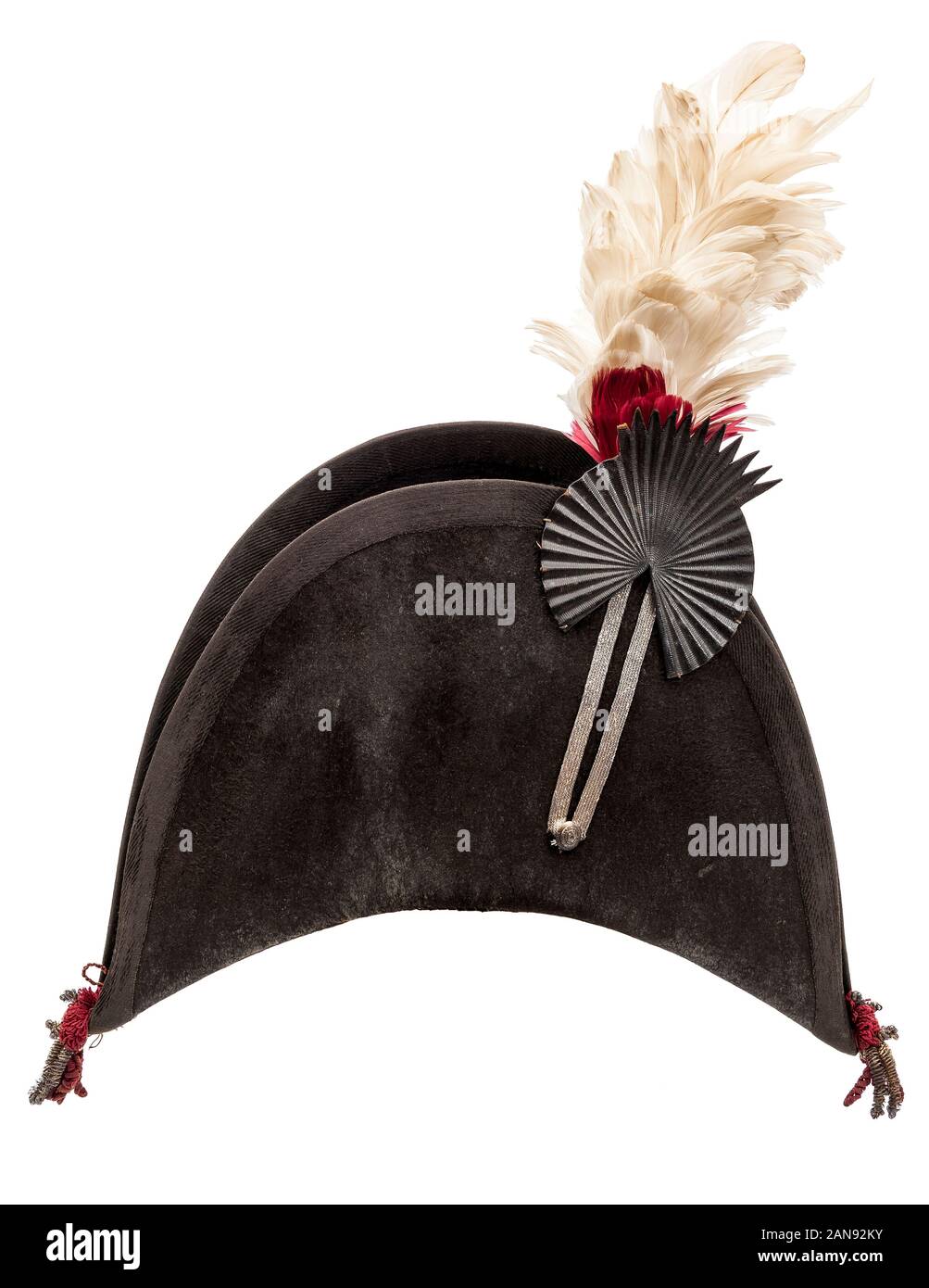 Un agent géorgien de l'cocked hat North York Militia Banque D'Images