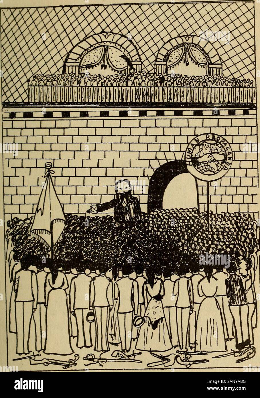 L'humanité et ses quatre visions ; avec leurs développements, extrait de l'arche de la science de la vérité pour l'avancement de la race humaine vers l'ordre et la plus pure de la culture, grand drame universel de la civilisation, avec ses l'intermezzo . x. Système. ^^où l'avenir des générations futures est en ourmodern lire livres le système de nos inhumains internatio-nale, ils seront obligés de dire que nos prés-ent generation a développé rien d'autre qu'un con-fusion des idéaux qui ont réussi à être hos-tile, les uns aux autres. **Une petite fraction des membres de notre société ont l'humain l'ide Banque D'Images